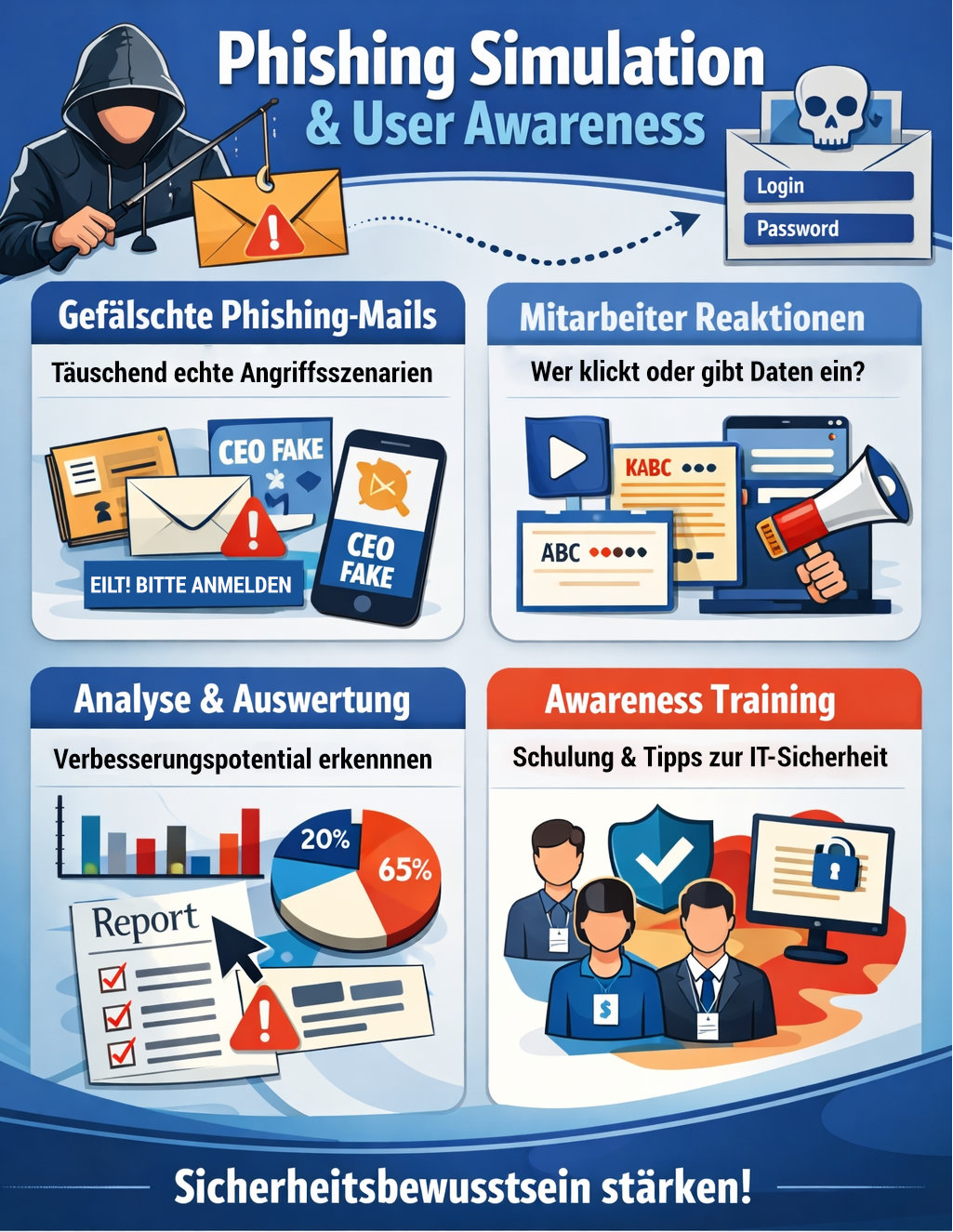 Phishing Simulation und Awareness Training